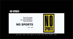Desktop Screenshot of nosports.de