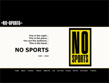 Tablet Screenshot of nosports.de